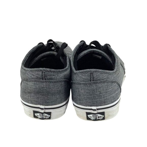 Vans Gray Canvas Mens Low-Top Sneakers Size 12 - Picture 4 of 8